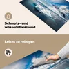 KitchenYeah© Herdabdeckplatte Pinguine entspannen sich auf Produktbild-Vorschau 2