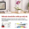 LED GROW pěstební lampa 8 W, časovač, stmívatelná, bílá Anteprima dell’immagine prodotto