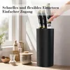 Držiak na nože, čierny, univerzálny, s držiakom Náhľad obrázku produktu 7