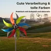 Großes Windrad 186 cm, wetterfeste Frühlings Gartendeko in Produktbild-Vorschau 3