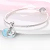 Charms Silber Anhänger Beads Wal und See für DIY Armband Produktbild-Vorschau 4