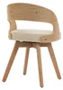 Lot de 2 chaises de salle à manger en bois, avec assises Voir les images du produit 16