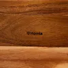 HOMLA Chlebak LOMAS śmietankowy z akacjową pokrywką Podgląd zdjęcia produktu 4
