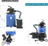 Wiltec Sandfilteranlage 250 W mit 14l Filtertank und Produktbild-Vorschau 7