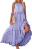 ASKSA Damen Langes Kleid Sommer Big Swing Strandkleid y Produktbild-Vorschau 2