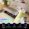 Letto imbottito 180×200, letto matrimoniale contenitore con Anteprima dell’immagine prodotto 8