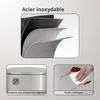 Vidacharmy Poubelle de recyclage 20 L en acier inoxydable Voir les images du produit 5