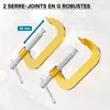 Wiltec Banco da lavoro portatile 45,5x28x7 cm & morsa Mini Anteprima dell’immagine prodotto 9