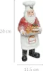 Nikolausfigur mit Tablett und Plätzchen, 28 cm Produktbild-Vorschau 2