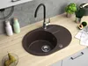 Granitspüle - Spülbecken - Küchenspüle - 58 x 42 cm - Produktbild-Vorschau 3
