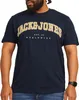 Jack & Jones Caleb Varsity Plus Kurzarm-t-shirt Blau 4XL Produktbild-Vorschau 7