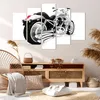 Bild auf Leinwand - Leinwandbild - Chopper Motorrad Chrom - Produktbild-Vorschau 7