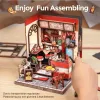 Puzzle 3D, Mini domek DIY, Pizzeria Uncle Joe, Cutebee, 236 Podgląd zdjęcia produktu 6