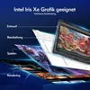 A marketing image showing different applications running on a computer screen, illustrating the capabilities of Intel Iris Xe graphics for multitasking. Náhľad obrázku produktu