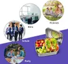 Box na občerstvenie z nehrdzavejúcej ocele, bento box z Náhľad obrázku produktu 6