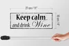 Holzschild Spruch 27x10cm keep calm and drink Wine Produktbild-Vorschau 6