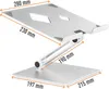 DURABLE Stojan na notebook RISE, st?íbrná, 505023 Náhled obrázku produktu 5