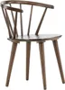 Bobby chaise de salle à manger avec accoudoirs bois mocca Voir les images du produit 11