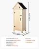 VEVOR Gartenschrank Holz, Geräteschrank mit Abschließbarer Produktbild-Vorschau 7