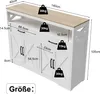 Sideboard, Küchenschrank mit 2 Schubladen und 4 Türen, Produktbild-Vorschau 7