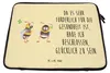 Mr. & Mrs. Panda Laptop Tasche Hummeln Kleeblatt 27 x 36 cm Produktbild-Vorschau 2