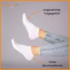 Sneaker Socken Herren Damen Baumwolle - 16900 Weiß 43-46 30 Produktbild-Vorschau 4