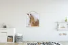 MuchoWow® Textilposter Pferd - Schnee - Winter 60x60 cm mit Produktbild-Vorschau 2