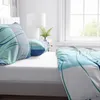 Mikrofaser Bettwäsche Set 155x220 cm 80x80 cm Petrol Blau Produktbild-Vorschau 4