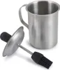 Marinier-Set mit Silikonpinsel | 15,2x9,3cm | Edelstahl, Produktbild-Vorschau 1
