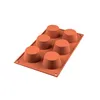Silikomart SF023, Muffin-Backform, Rechteckig, 0,6 l, Rot, Produktbild-Vorschau 4