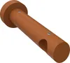 Interdeco Gardinenstange / Vorhangstange Chrom / Kirschbaum Produktbild-Vorschau 5