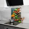 Spritzschutz aus Glas Küchenrückwand - Wandschutz für Herd Produktbild-Vorschau 3