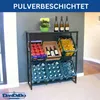 DanDiBo Getränkekistenregal 6 Kisten mit Ablage Metall Produktbild-Vorschau 6