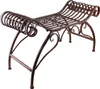 LEX Eisen Sitzbank 89 x 35 x 54 cm, Antik Braun Produktbild-Vorschau 1
