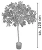 Schefflera Plante Arbre Artificielle Artificiel Plastique Voir les images du produit 6