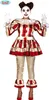 Schauriges Clown-Kostüm für Damen Halloween-Verkleidung Produktbild-Vorschau 3