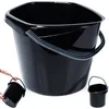 Secchio di plastica nero da 14 l Anteprima dell’immagine prodotto 2