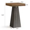 Tribesigns 100 cm quadratischer Bartisch, hoher Bistrotisch Produktbild-Vorschau 9