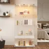 UnboxG Glasvitrine Standvitrine in Weiß mit LED, Produktbild-Vorschau 11