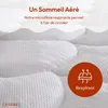 CASABEL Surmatelas 140 x 190 cm en Microfibre Voir les images du produit 5