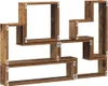vidaXL Wandplank, wandmontage, gerecycled hout, 96 x 12 x Productafbeelding-voorbeeld 7