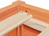 vidaXL Massivholzbett ohne Matratze Wachsbraun 150x200 cm Produktbild-Vorschau 6