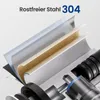 Kaltwasserhahn 360° drehbar, Edelstahl, schwarz – für Produktbild-Vorschau 3