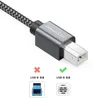 deleyCON 2m USB 2.0 Druckerkabel Scannerkabel USB A auf USB Produktbild-Vorschau 5