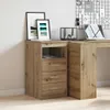 vidaXL Zásuvková skříňka Artisan dub 40x50x76 cm materiál Náhled obrázku produktu 2