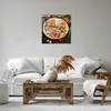 Bild auf Leinwand - Leinwandbild - Pizza Käse Tomaten - Produktbild-Vorschau 6