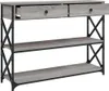 vidaXL Konzolový stolek Grey Sonoma 100x28x75 cm Dřevěné Náhled obrázku produktu 5