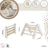 Klettergerüst indoor, Kletterdreieck aus holz, Baby kinder Produktbild-Vorschau 2