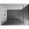 Mexen Kioto Duschwand 130 x 200 cm, Transparent/Schwarzes Produktbild-Vorschau 4