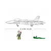 Sluban Kampfjet Bumblebee M38-B0928 Produktbild-Vorschau 3